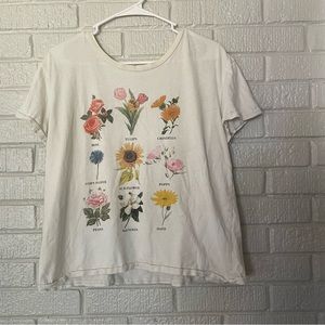 Fifth Sun XL Floral Graphic T-shirt